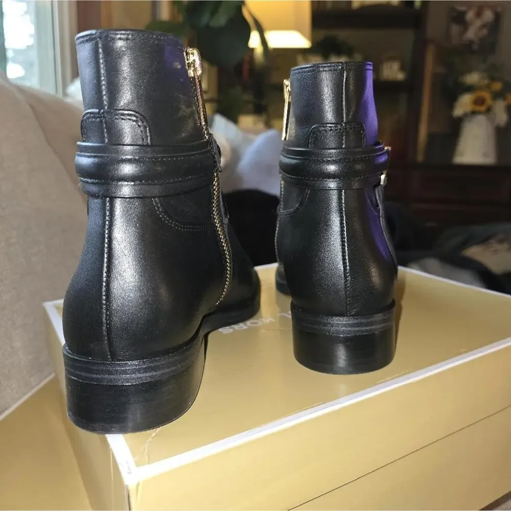 Michael Kors Mindy Leather Boot - Picture 3 of 12